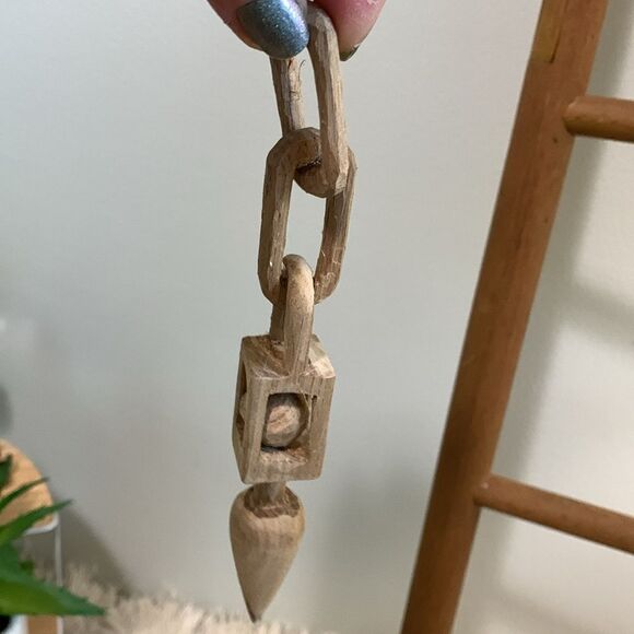 Bundle Of 5 Handcrafted Raw And Unfinished Wooden Accent Decor Pieces - Picture 4 of 17